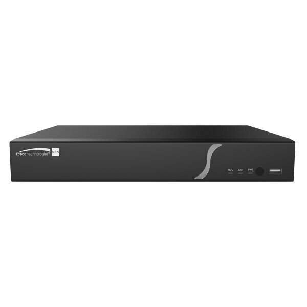 Speco Technologies 8 Channel 4K H.265 NVR with PoE and 1 SATA- 6TB NDAA Compliant N8NRN6TB